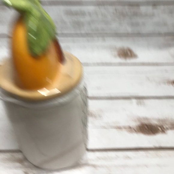 Rae Dunn SUNRISE SUNBURN SUNSET Mug with Palm Tree Topper - Picture 7 of 7